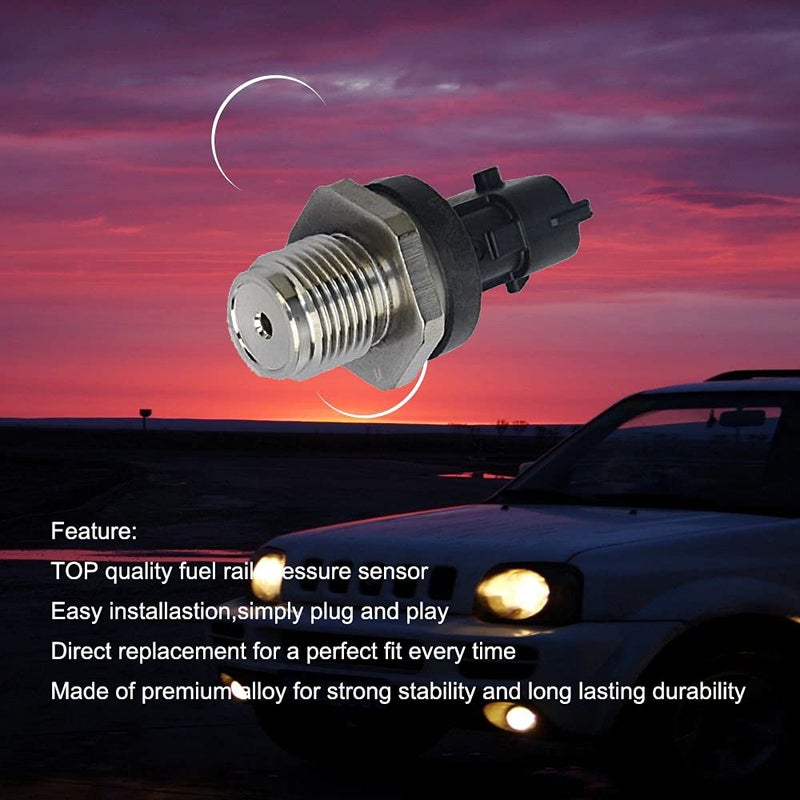 Syconeer 0281006327 Fuel Injection Fuel Rail Pressure Sensor for 2007-2012 Dodge Ram 2500 3500 6.7L Cummins Replace OE 0281006327 028102850 5261237 - Image 3